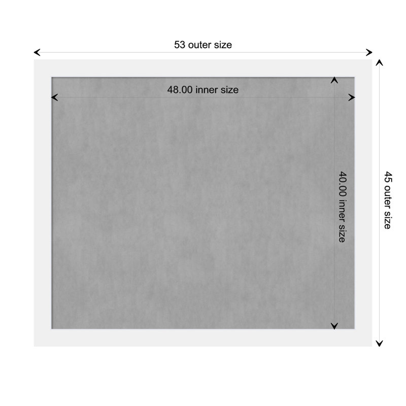 Tableau d'organisation magnétique Corvino, H 45 po x l 53 po