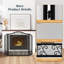 Derrion 3 Panel Iron Fireplace Screen
