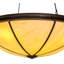 Luminaire suspendu unique en forme de bol à 8 lumières Commerce Fleur-de-lis