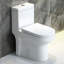 Siège de toilette rond assez fermé