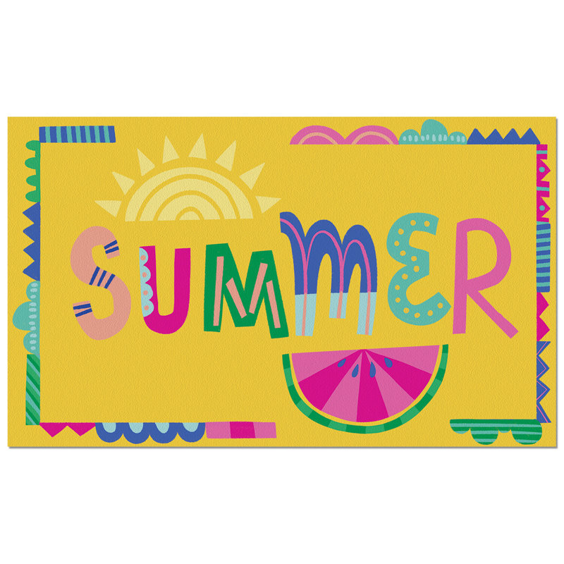 Tapis d'accueil intérieur / extérieur Summer Vibes