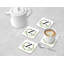 Verre à café sous-verre de jardin monogramme initiale B-1606464162