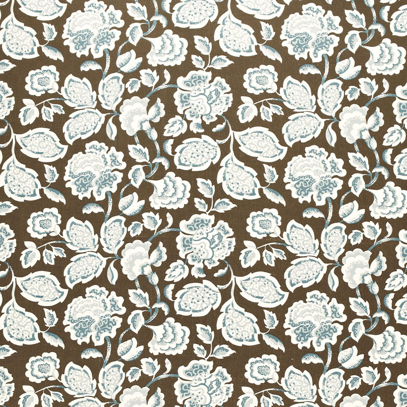 Tissu fleur déco, Cacao