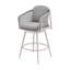 Chaise de bar 44 po avec repose-pieds