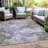 Machine Washable Indoor/Outdoor Xhevrie Lavender Rug-1486116565