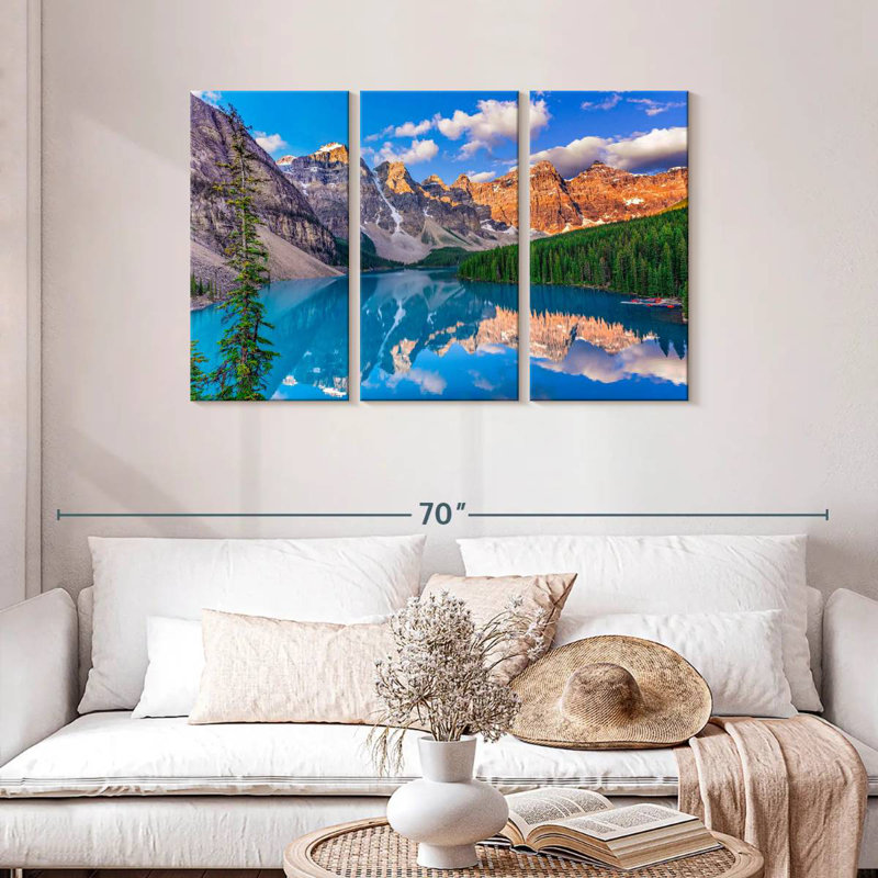 Alvord au lac Moraine, H 28 po x l 45 po