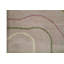 Tapis beige foncé de haute qualité noué à la main