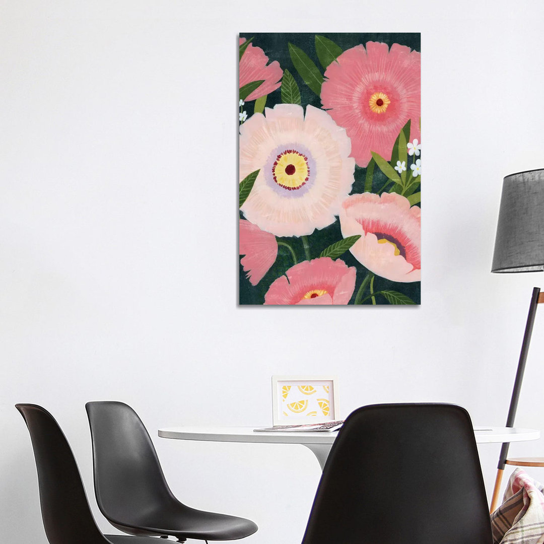 Nighttime Blooms II by Grace Popp - Wrapped Canvas Gallery-Wrapped Canvas GiclÃ©e