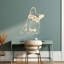 Art mural abstrait d'un chien avec lunettes de soleil - ACM-248920342-248920343