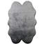 Tapis noir à poils longs Furry