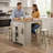 2 - Person Double Pedestal Dining Set
