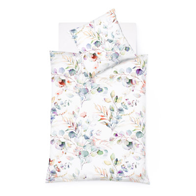 Fleuresse Floral Duvet Cover Set with Pillow Shams and Pillowcases