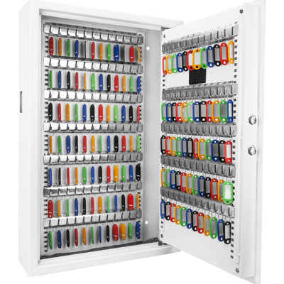 Secure 144 Wall Cabinet - Built To Last Digital Keypad Lock Safe For 144 Keys Enhance Key Protection