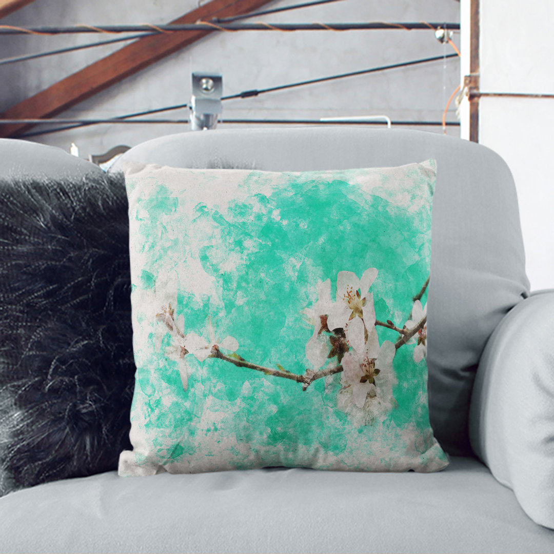 White Cherry Blossom Vol.2 Scatter Cushion