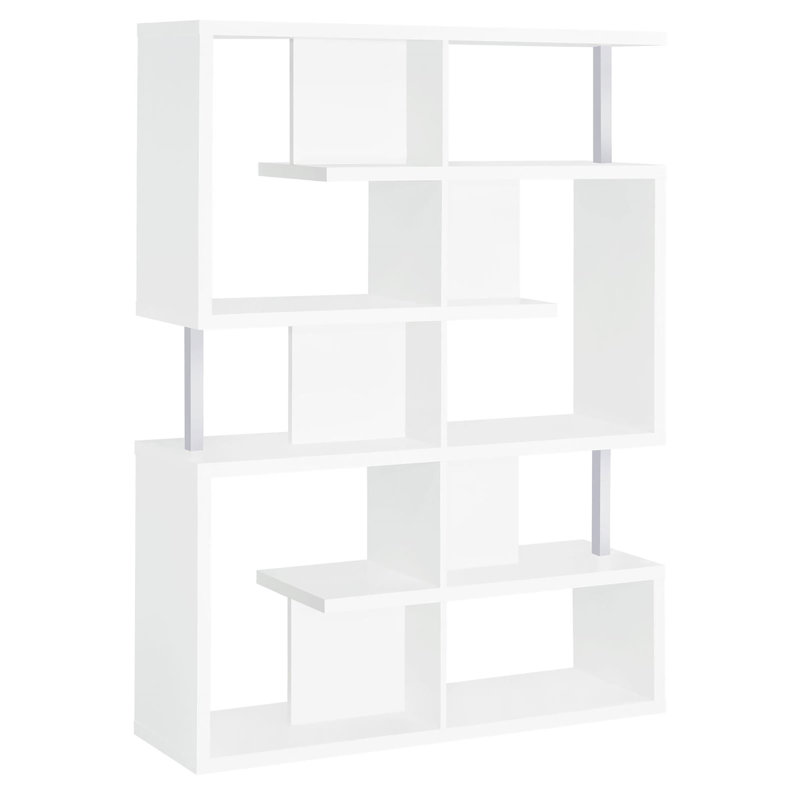 Bibliothèque géométrique à 5 niveaux