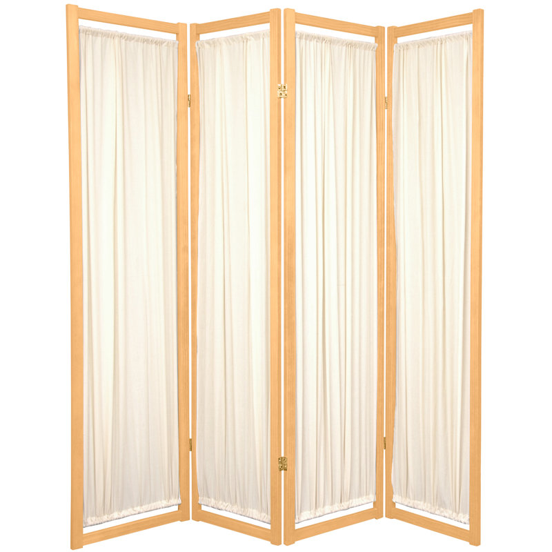 Cloison pliante Michelle H 72 ", Naturel, 4