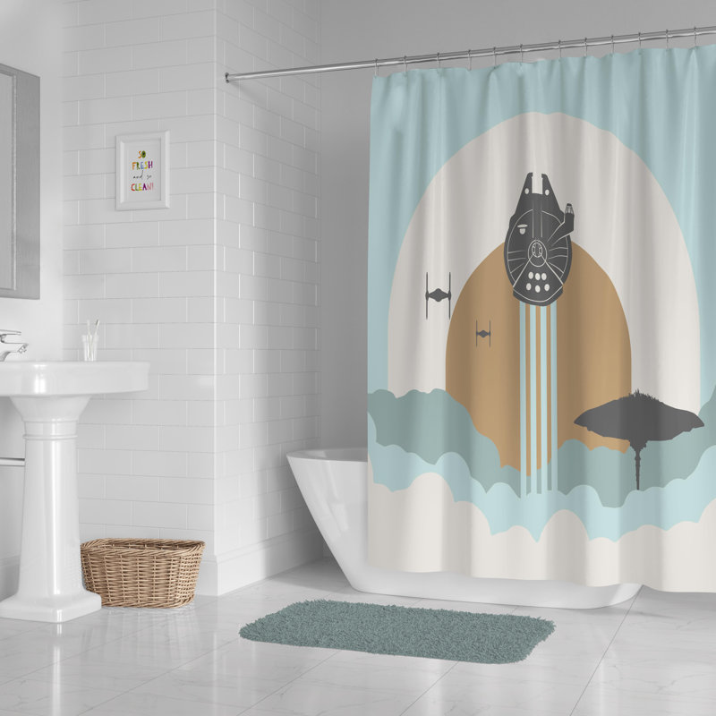Star Wars adult shower curtain