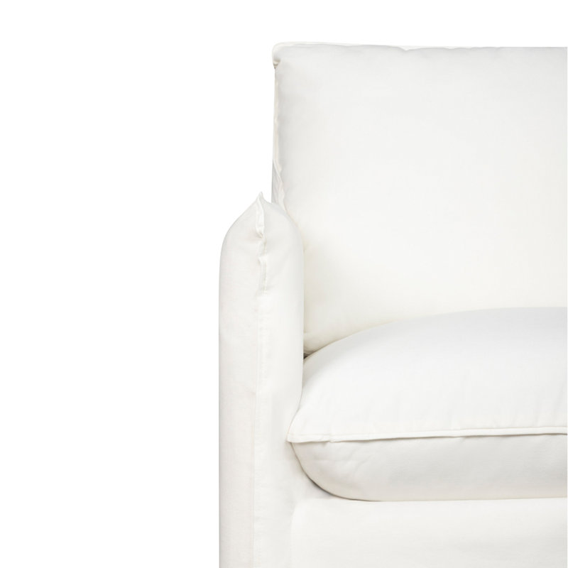 Fauteuil Bellatrix, Toile blanc cassé Bayou