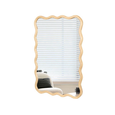 Solid Wood Wavy Mirror