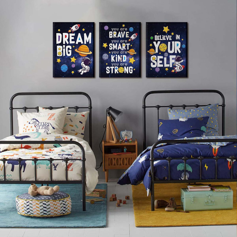 3 Piece Wrapped Canvas Print, 60 cm H x 120 cm W