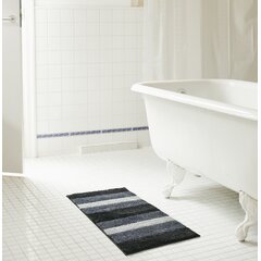 Teewas 2 Pcs Ombre Bath Rug Set Bathroom Rugs, Non Slip Ultra