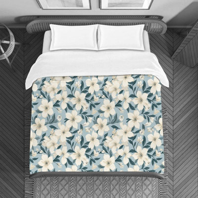 Literie classique à motif floral