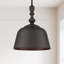 Luminaire suspendu en forme de dôme à intensité variable 1 lumière Hempstead -841952290