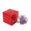 Nancy European Art Glass Vase Violet