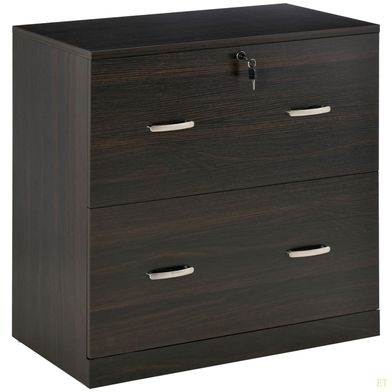 2-Drawer File Cabinet With Lock And Keys, Vertical Storage Filing Cabinet With Hanging Bar For Letter Size, Home Office