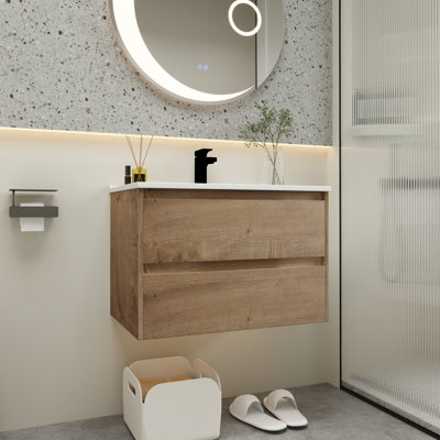 30'' Single Bathroom Vanity with Ceramic Top