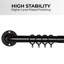Aspire Homeware Adjustable Blackout Curtain Rod With Hardware Accessories-947514395-947514393