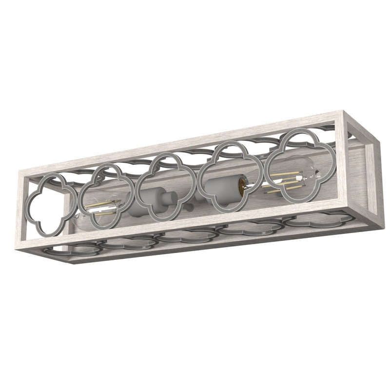 Gablecrest 2 - Light Flush Mounted Wall Sconce, Distressed White