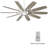 Barn 65'' Ceiling Fan with LED Lights