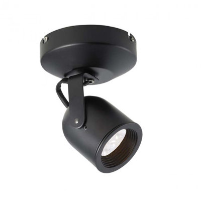 Projecteur à DEL à intensité variable, 3000 K, noir