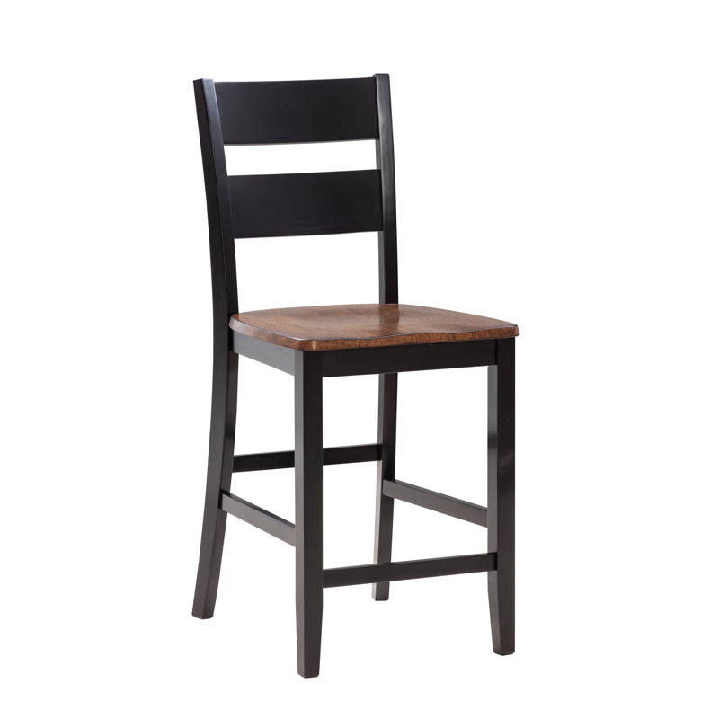 Iluta Solid Wood Counter Stool
