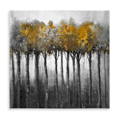 Illuminated Forest Gray Tablecloth - Indoor/Outdoor Decor