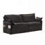 Canapé-lit chenille en tissu avec rangement latéral et ports de charge USB / C-TYPE-1387588949-1387588944