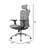 Ergonomic Game Chairs With 3 Way Armrests Lumbar Support And Adjustable Headrest High Back Tilt Function-182555734