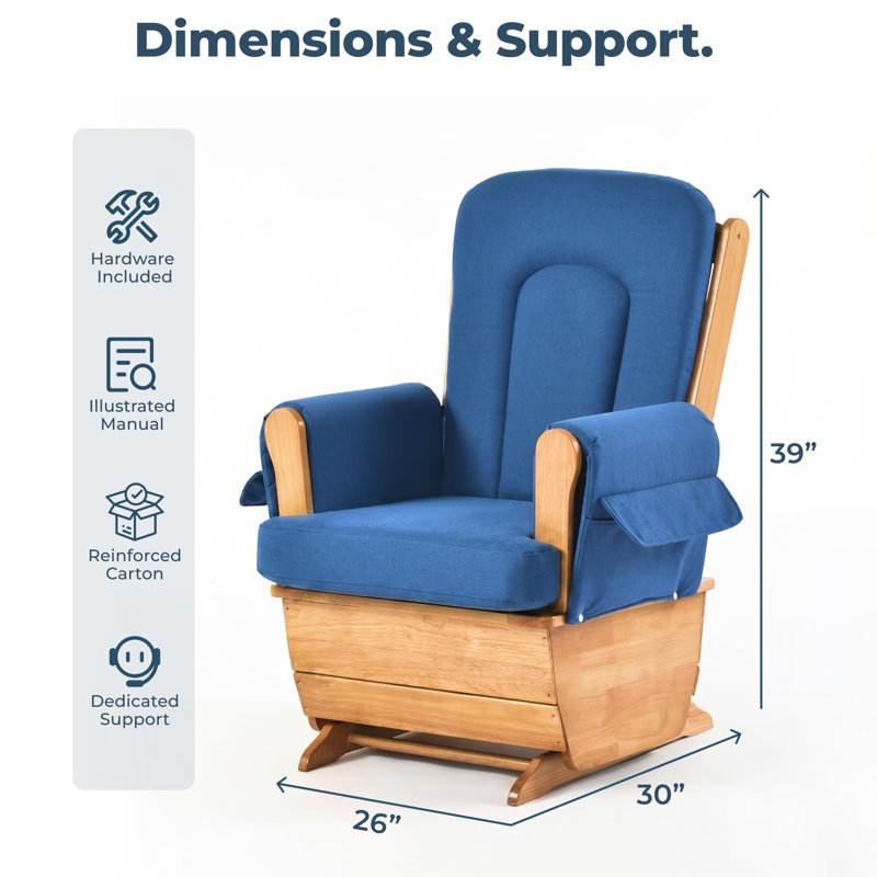 Chaise berçante standard de qualité commerciale Guidewill®