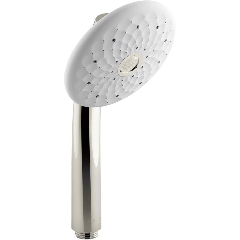 Exhale B120 Rain Handheld Shower Head, Vibrant Polished Nickel