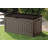 Starplast 45.7'' W 88 Gallons Water Resistant Plastic Lockable Deck Box with Wheels-14435752