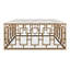 Brass Gate Solid Wood Coffee Table