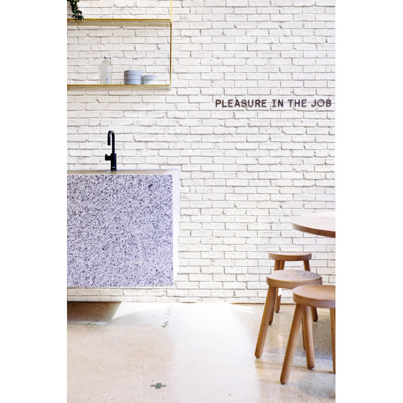 Brick Vinyl Wallpaper by Jamie Graney, 12' L x 96" W