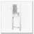 Bathroom Wooden Storage Cabinet Over-The-Toilet Space Saver with a Adjustable Shelf