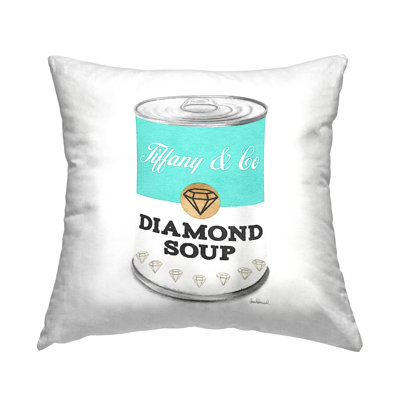 Coussin Blue Fashion Condensed Diamond Soup