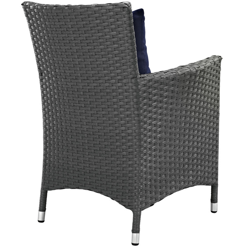 Ensemble repas d'extérieur 9 pièces Modway, Sunbrella® bleu marine