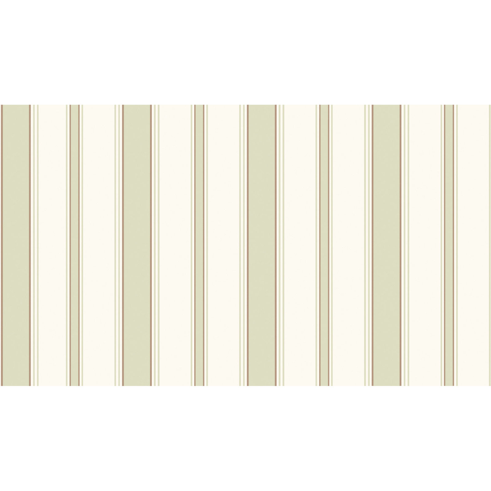 Cambridge Striped Wallpaper, Olive