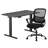 Home Office Desk and Chair Set, Modern Adjustable Standing Desk with Mesh Ergonomic Chair-1384887379