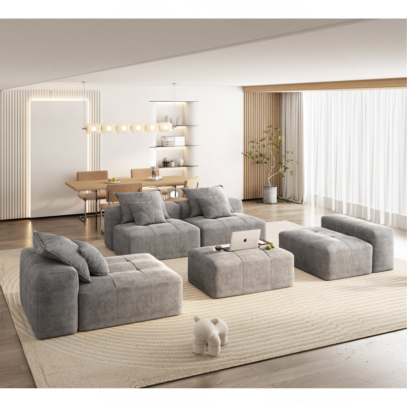 Modern Oversized Modular Sectional Sofa
