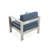 Caggiano Patio Aluminum Chair with Cushions-100759328-103707827